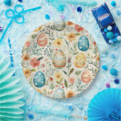 Frühlingsblüten Ostern 1 Pappteller (Party)