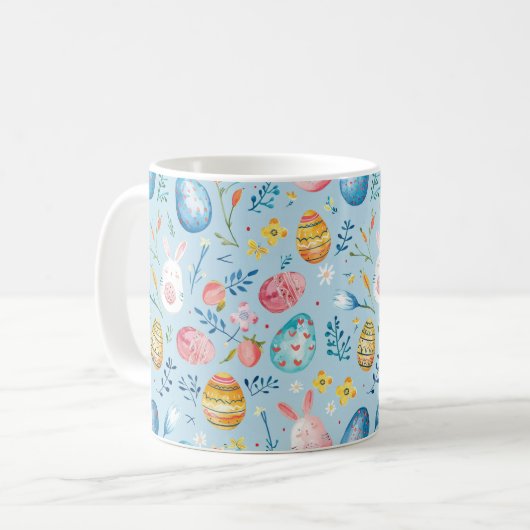 Frühlingsblüten Ostern 4 Kaffeetasse (Vorderseite Links)