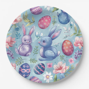 Frühlingsblüten Ostern 5 Pappteller