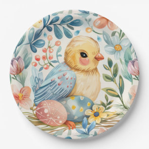 Frühlingsblüten Ostern 7 Pappteller