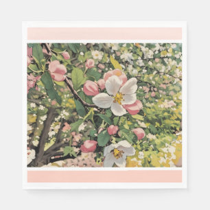 Frühlingsblüten - Papier Napkin Serviette