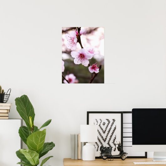 Frühlingsblüten Poster (Heimbüro)