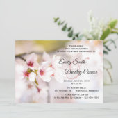 Frühlingsblüten | Probe mit Flora Einladung (Stehend Vorderseite)