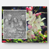 Frühlingsblüten schaffen Ihr eigenes Foto Fotoplatte (Vorderseite)