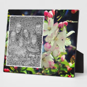 Frühlingsblüten schaffen Ihr eigenes Foto Fotoplatte (Seite)