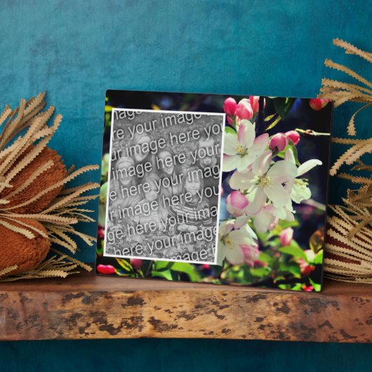 Frühlingsblüten schaffen Ihr eigenes Foto Fotoplatte (Seite)