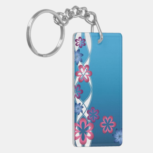 Frühlingsblüten Schlüsselanhänger (Vorderseite links)