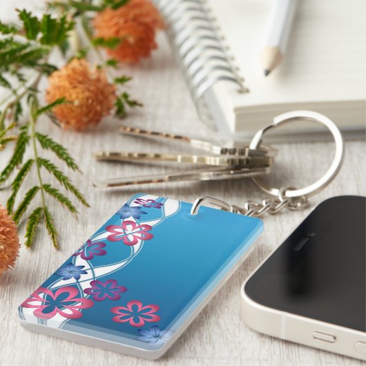 Frühlingsblüten Schlüsselanhänger (Vorderseite rechts)