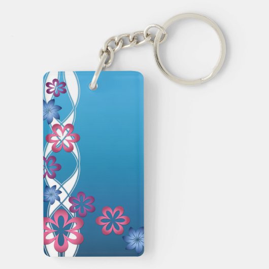 Frühlingsblüten Schlüsselanhänger (Rückseite)