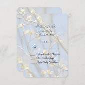 Frühlingsblüten UAWG RSVP Karte (Vorne/Hinten)