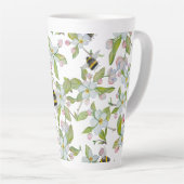 Frühlingsblüten und Hummeln Milchtasse (Rechte Ecke)