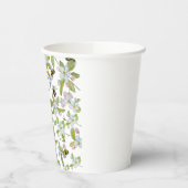 Frühlingsblüten und Hummeln Pappbecher (Links)