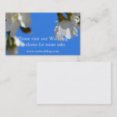 Frühlingsblüten Visitenkarte (Vorne/Hinten)