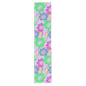 Frühlingsblüten von Pastell Kurzer Tischläufer (Vorderseite)