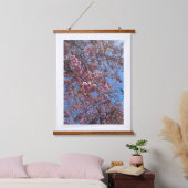 Frühlingsblüten Wandteppich Mit Holzrahmen (Schlafzimmer)