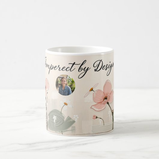 Frühlingsblüten-Wildblumenwiese Personalisiert Kaffeetasse (Mittel)