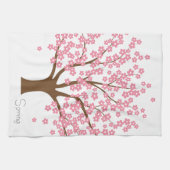 Frühlingsblütenbaum Geschirrtuch (Horizontal)