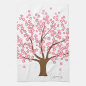 Frühlingsblütenbaum Geschirrtuch (Vertikal)