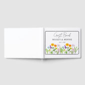 Frühlingsblütenelegantes Foto Hochzeit Gästebuch (Voll)