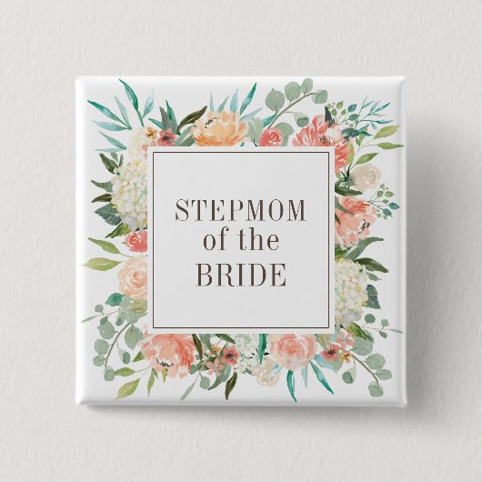 Frühlingsblütenfarbe Blumenstäube Button (Vorderseite)