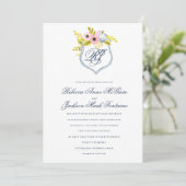 Frühlingsblütenfarbe Blumenzwiebeleinladung Einladung (Stehend Vorderseite)