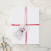 Frühlingsblütenfarbenes Brautparty Liebe in Blühen Geschenkanhänger (Mit Garn)