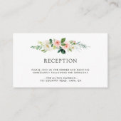 Frühlingsblütenhochzeit Begleitkarte (Vorderseite)