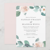 Frühlingsblütenhochzeit Einladung (Vorne/Hinten)