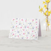 Frühlingsblütenkarte Karte (Gelbe Blume)