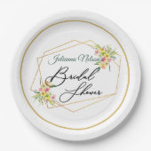 Frühlingsblütenpapier-Teller Pappteller (Vorderseite)