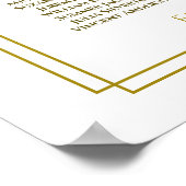 Frühlingsblütenpastel 9 Tabelle Hochzeitstabelle Poster (Ecke)