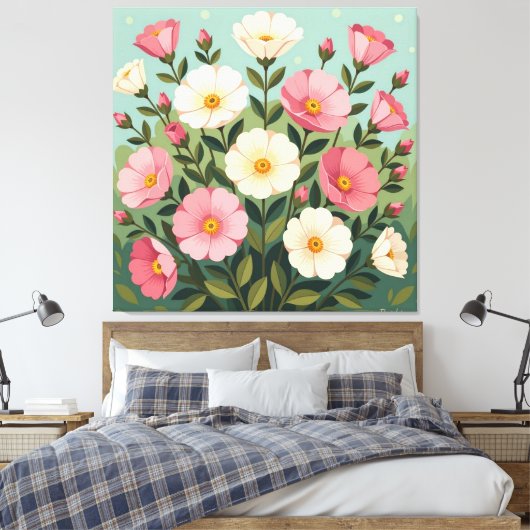 Frühlingsblütenpracht   leinwanddruck (Insitu (Schlafzimmer))