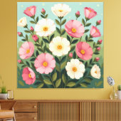 Frühlingsblütenpracht   leinwanddruck (Insitu (Wohnzimmer))