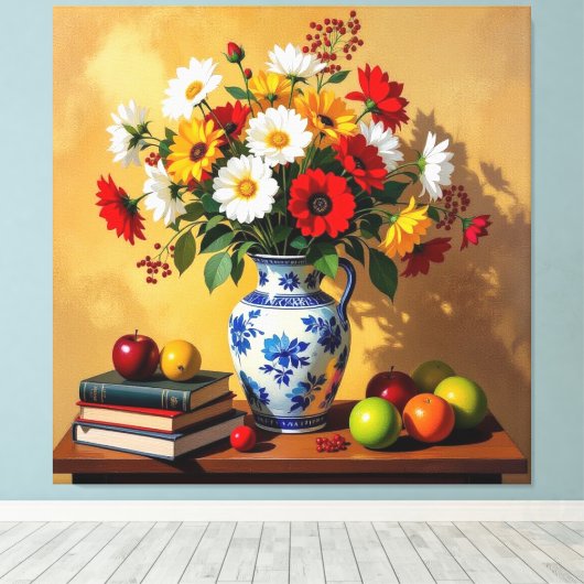 Frühlingsblütenpracht   leinwanddruck (Insitu (Holzboden))