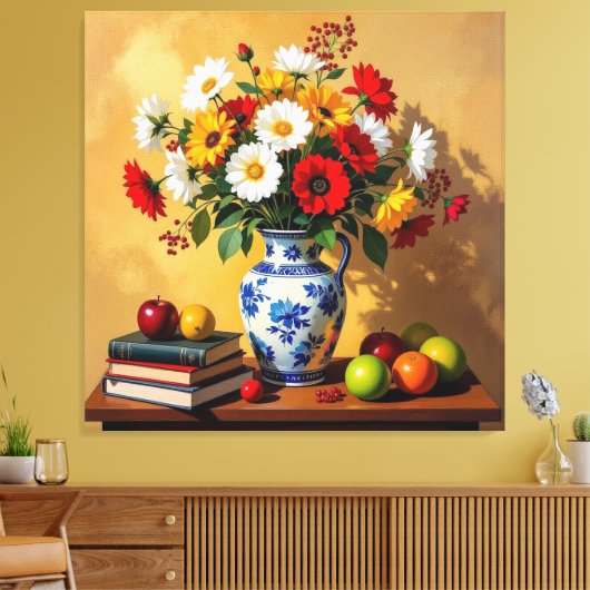 Frühlingsblütenpracht leinwanddruck (Insitu (Wohnzimmer))