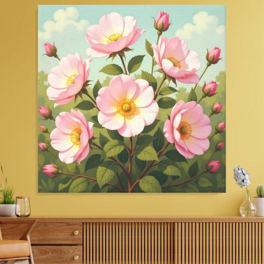 Frühlingsblütenpracht leinwanddruck (Insitu (Wohnzimmer))