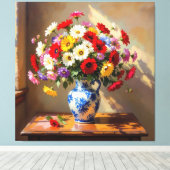 Frühlingsblütenpracht leinwanddruck (Insitu (Holzboden))