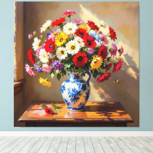 Frühlingsblütenpracht   leinwanddruck (Insitu (Holzboden))