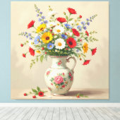 Frühlingsblütenpracht leinwanddruck (Insitu (Holzboden))