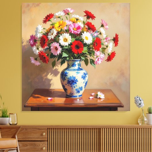 Frühlingsblütenpracht leinwanddruck (Insitu (Wohnzimmer))