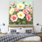 Frühlingsblütenpracht leinwanddruck (Insitu (Schlafzimmer))