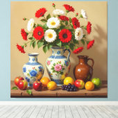 Frühlingsblütenpracht leinwanddruck (Insitu (Holzboden))