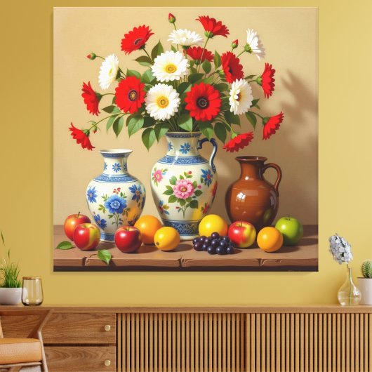 Frühlingsblütenpracht leinwanddruck (Insitu (Wohnzimmer))