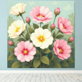 Frühlingsblütenpracht leinwanddruck (Insitu (Holzboden))