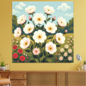 Frühlingsblütenpracht leinwanddruck (Insitu (Wohnzimmer))