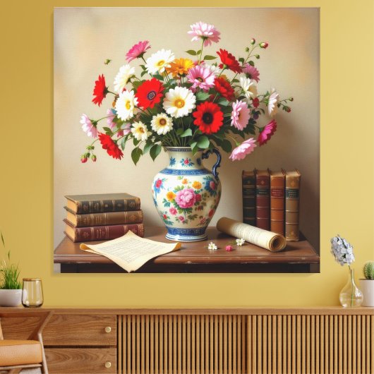 Frühlingsblütenpracht leinwanddruck (Insitu (Wohnzimmer))