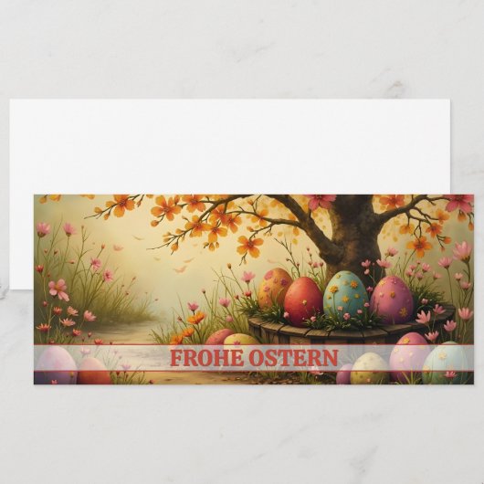 Frühlingsblütenzauber mit Ostereierpracht (Vorne/Hinten)