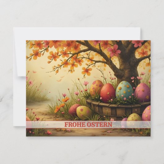 Frühlingsblütenzauber mit Ostereierpracht (Vorderseite)