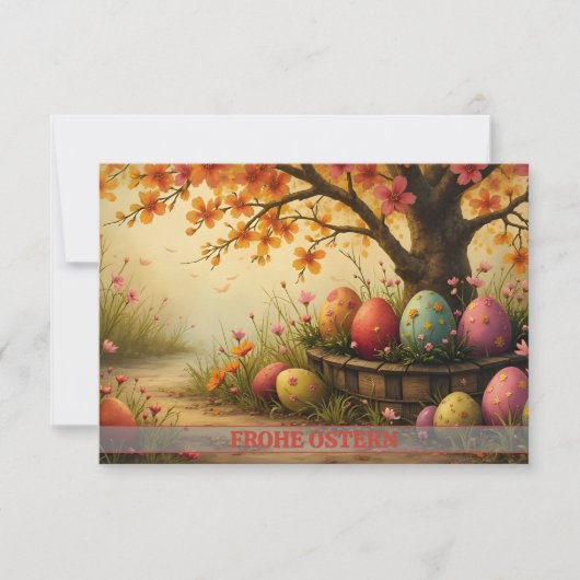Frühlingsblütenzauber mit Ostereierpracht (Vorderseite)