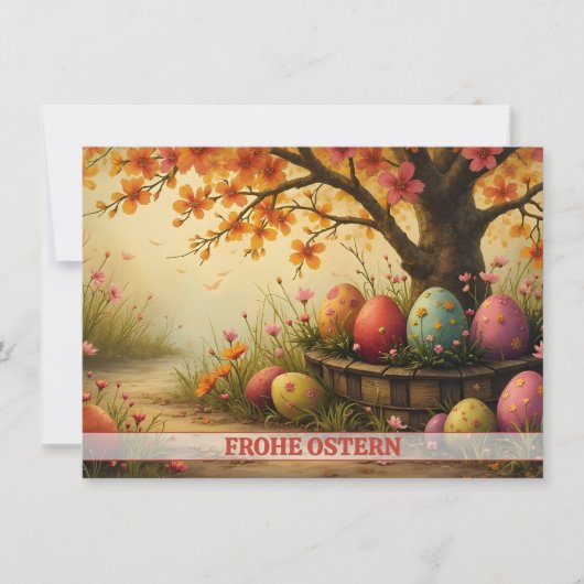 Frühlingsblütenzauber mit Ostereierpracht (Vorderseite)